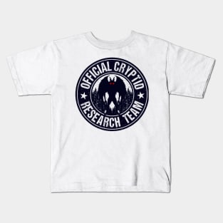 Cryptid Research Team Mothman Kids T-Shirt